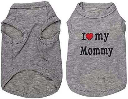2 Pack Puppy Shirt for Small Dog Boy - Casual Breathable Comfortable Apparel for Dog Cat