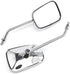 Rectangular Bike Mirror, Aluminum Alloy Cycling Reflector, Wide Angle Tricycle Quad Motorcycle Rearview Mirror