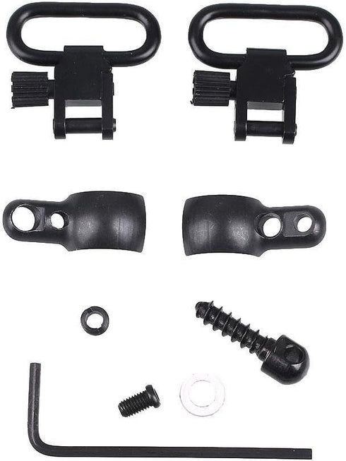 Lever Action Quick Detachable Rifle Sling Mount Kit Split Band with 1" QD 115 Sling Swivels for Winchester Marlin Mossberg