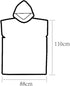 CALIDAKA Surf Poncho Changing Robe with Hood Changing Towel Poncho Robe Thick Quick Dry Microfiber Wetsuit Changing