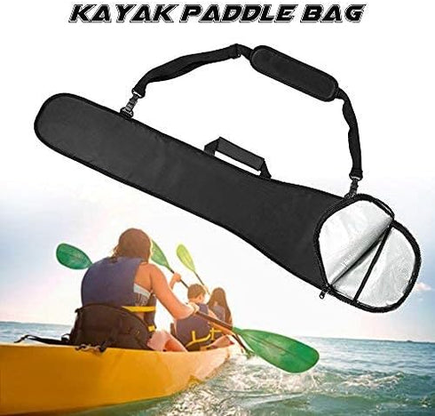 LIXADA Kayak Paddle Bag - Long Storage Holder Pouch Cover for Canoe Paddle (Black)