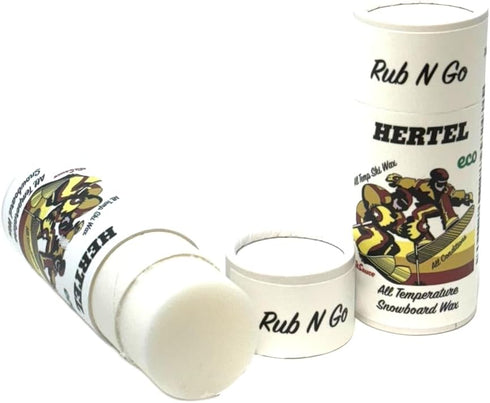 Rub N Go All Temperature Ski and Snowboard Wax, 2.5 Ounces of Pure Fun, Edge to Edge Application