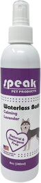 Natural Waterless Bath Spray for Dogs, Calming Lavender, 8oz
