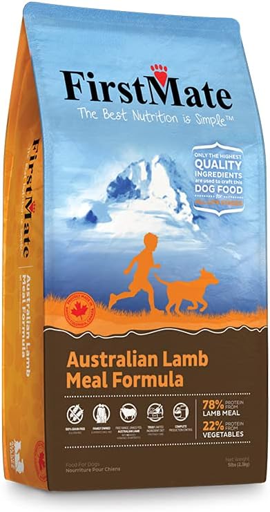 Firstmate Australian Lamb Dog Food, 5 Pound
