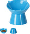 Detachable Elevated Cat Bowls, 15° Tilted Raised Anti-Vomiting Dishes, Adjustable for Adult Kittens