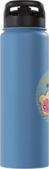 Peanut butter Jelly Cute food art Peanut Butter Adorable Peanut Butter and Jelly Insulated Water Bottle - Cute Food Art