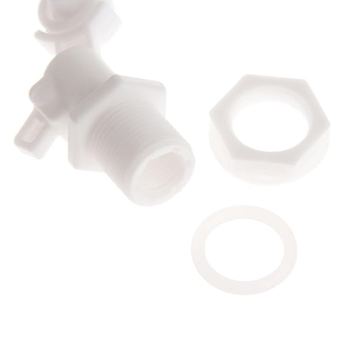 1/4" Plastic Float Valve for Auto Fill Liquid Level Control in Aquarium Water Tank