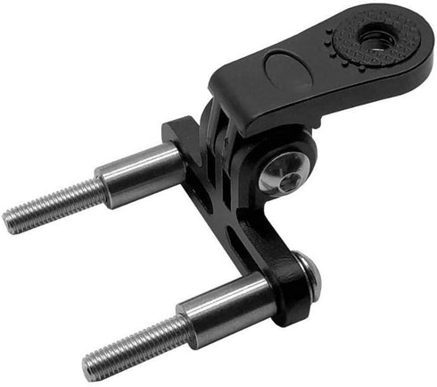 Keenso Bike Mount Bracket, Aluminium Alloy Flashlight Holder for Sport Camera or Bike Light Black Cycling Accessories