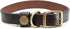 King Buck Premium Leather D Ring Dog Collar, L/XL