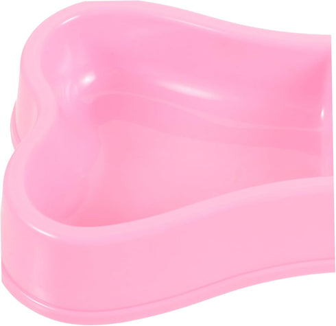 Beavorty Pet Bowl Cat Water Bowls, Practical Dog Food Container, Double Bowls for Small and Medium Dogs
