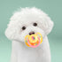 Mozff Pet Silicone Calming Pacifier, Dog Pacifiers for Small Dogs, Kitten Pacifiers, Puppy Teething Toys and Cat Chew