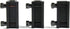 TACFUN 3 Pack 1" High & 0.75" Medium & 0.5" Low Riser, 5 Slot 20mm See Through Scope Mount