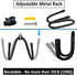 Pmsanzay Surfboard Wall Mount Rack for Ski and Snowboard Storage, Wakeboard Wall Rack Display Holder