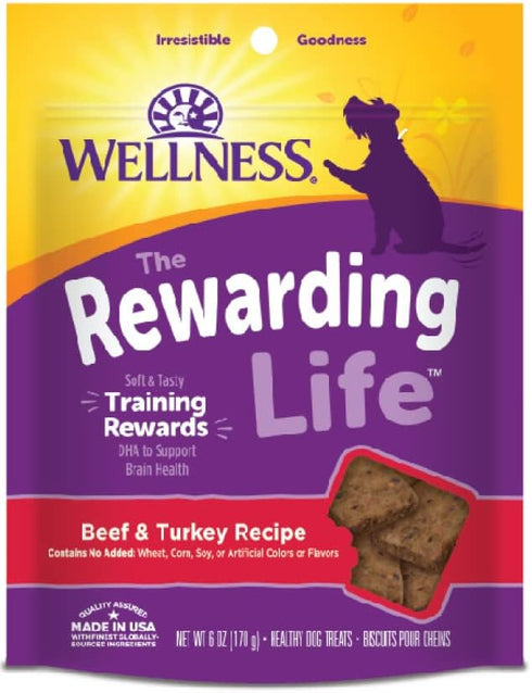Wellness-Wellbites Natural Grain Free Soft Dog Treats, 4 Flavor (Beef & Turkey, Chicken & Venison, Chicken & Lamb,