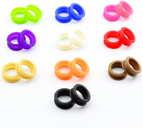 12 Pcs Barber Hairdressing Scissors Pet Scissors Finger Rings Grips Inserts Grooming Shear Thumb Insert for Pet Shears by ccHuDE