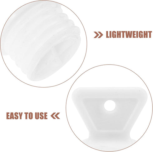 2pcs Healeved Hot Water Bag Stopper Rubber Hot Water Bottle Cap Plastic Hot Water Sack Plug Anti-Leak Hot Water Bottle