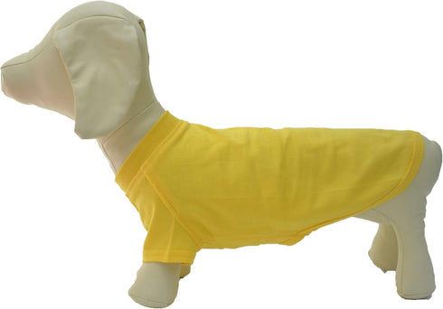 Lovelonglong 2019 Pet Clothing, Dog Costumes, Dachshund Clothes Blank T-Shirt for Dachshund Dogs, Corgi