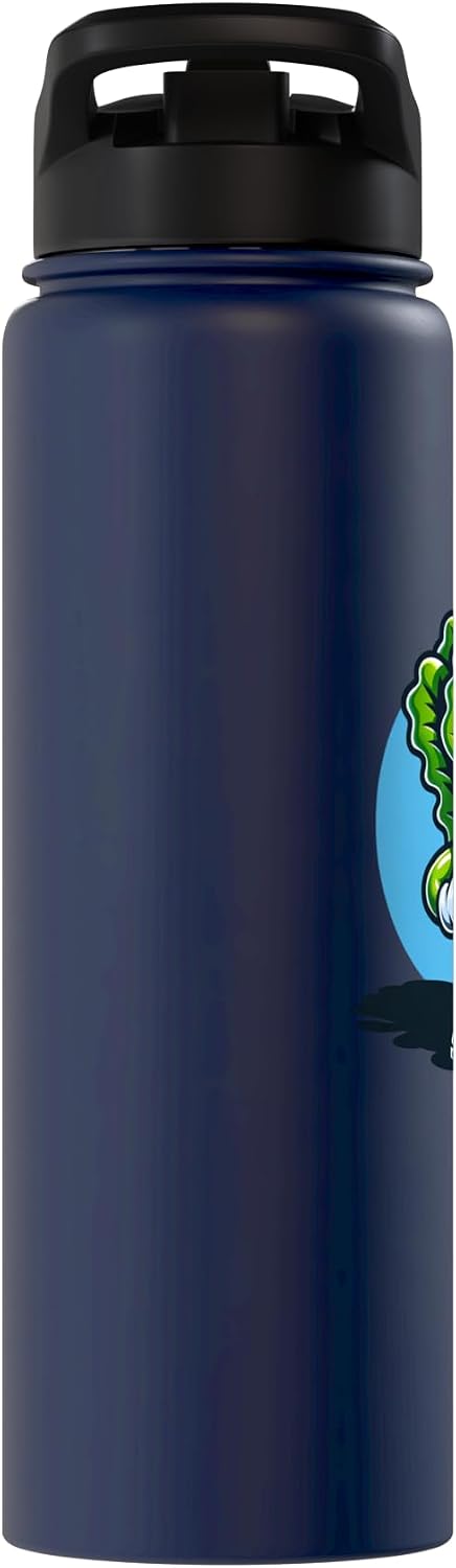 Fossil Forward Homestead Team Lettuce Salad Mascot Funny Vegetable Garden Humor Stainless Steel Insulated Water Bottle
