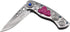 Snake Eye Tactical 7" Cupid Heart Ladies Pocket Knife with LOVE Pocket Clip Included, Silver