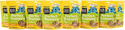 Blue Dog Bakery Natural Dog Treats, Low Calorie Chicken & Cheese Flavor, Perfect Trainers, 6oz, 8 Count