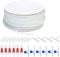 ALEGI Aquarium Air Pump Accessories Set, 25 Feet Airline Tubing with 6 Check Valves, 6 Control Valves, 40 Connectors