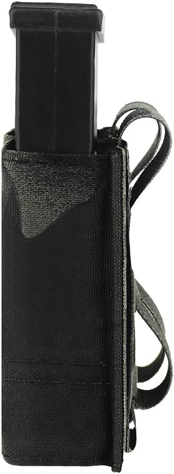 KRYDEX Single/Double Pistol Mag Pouch - Nylon 9mm Quick Release Magazine Insert