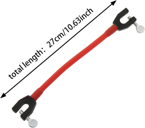 Snowboard Clip Holder Connector, Easy Wedge Ski Training Aid for Ski Tip Connector, Red