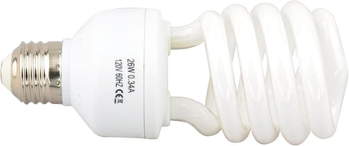 LUCKY HERP 15.0 UVB Intense Fluorescent Bulb, Terrarium Lamp for Reptiles, E26, 26 Watt