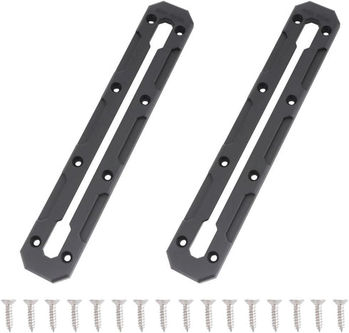 VTurboWay 2 Pcs Kayak Track 10.4" Low Profile for Fishing Rod Holder, Reinforced Marine Nylon