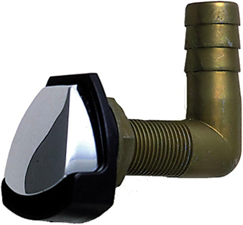 Perko 0561DP4CHR Gas Tank Vent with Swivel Elbow, Black