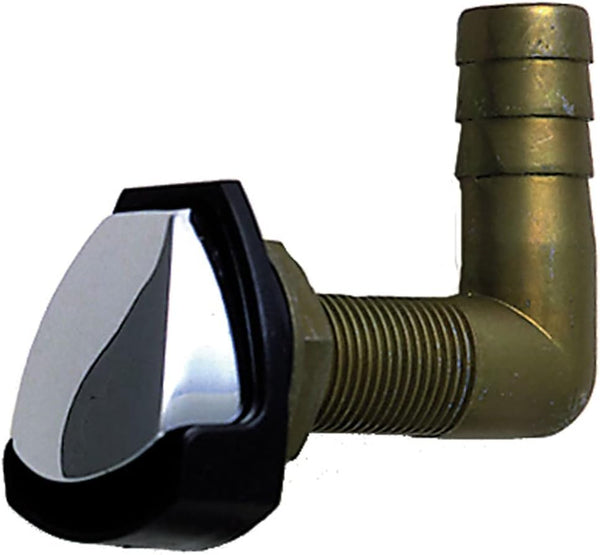 Perko 0561DP4CHR Gas Tank Vent with Swivel Elbow, Black