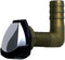 Perko 0561DP4CHR Gas Tank Vent with Swivel Elbow, Black