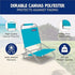 Cabana Beach 1 Folding Beach Chair, Position Lightweight and Portable Foldable Outdoor Camping Chair