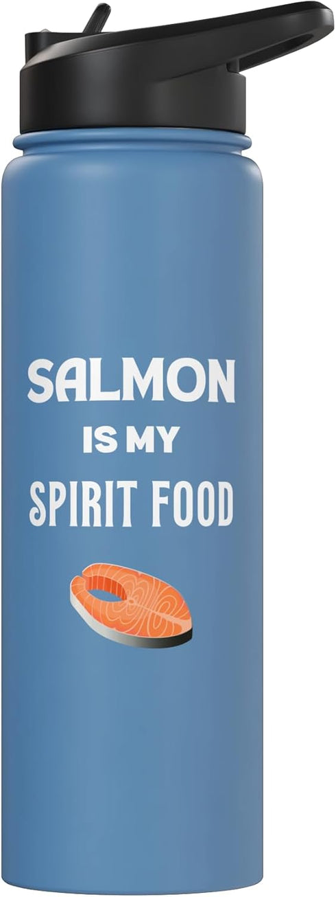 Spirit Food Salmon Favorite Meals Men Women Salmon Is My Spirit Food Favorite Meals Men Women Moms Dads Stainless Steel