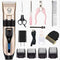 Professional USB Dog Clippers, Low Noise Rechargeable Pet Grooming Kit with LED Display and Nail Kits