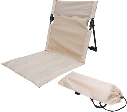 Meideli Portable Folding Lawn Chair with Aluminum Frame 600D Oxford Fabric, Ultra-Lightweight 500g,