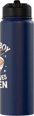 Ramen Noodle Ramen Just A Boy Who Loves Bacon Stainless Steel Insulated Water Bottle