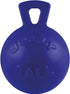 Jolly Pets Tug-n-Toss Heavy Duty Dog Toy Ball, 4.5 Inches/Small, Orange, with Handle