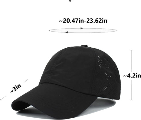 Workout Hat for Men and Women, Gym Mesh Hat, Athletics Dad Hat, Fishing Trucker Hat