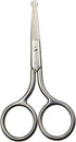 4 Inch Professional Stainless Steel Rounded Tip Safety Scissors - Grooming Shears for Pet Hair Trimming