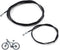 Premium Bike Brake Cable Kit - 1 Pair Front/Rear Brake Cables with Housing for Mountain MTB Bike and Common Bicycles