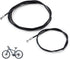 Premium Bike Brake Cable Kit - 1 Pair Front/Rear Brake Cables with Housing for Mountain MTB Bike and Common Bicycles