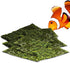 20 Seaweed Sheets for Tangs, Angels, Plecos, Nutrient-Rich Dried Snack for Bottom Feeders, 1 oz. Pet Feed