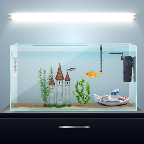 YUANGUNGUN 6-Piece Set 2.5" Mini Fishing Boats - Mediterranean Style Decor for Aquariums, Dioramas & Fairy Gardens