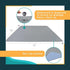 72" 72" (Pack 1) rocket & rex Premium XXL Non-Slip Washable Pee Pad for Dogs, Waterproof & Reusable Puppy Pad for Potty
