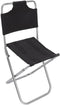 Agatige Mini Camping Folding Chair, 23.5x22x47cm Portable Backrest Fishing Chair Mortable Folding