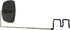 Yooha Adjustable Angle Bicycle Eyeglass Mirror, Aluminium Alloy Riding Mirror for Cycling Helmet Mount