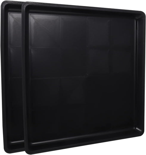 VANZACK 14.9 Inch Crate Tray Replacement - 2 Pack Heavy Duty Plastic Crate