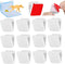 Abizarch 12pcs Dog Wall Pee Pad Holder Self-Sticky Pee Pad Wall Clip Keeps
