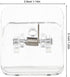 8Pcs Toddmomy Transparent Dog Wall Pee Pad Holder with Nonslip Base for Puppy Training Secure Potty Training Pad Clips